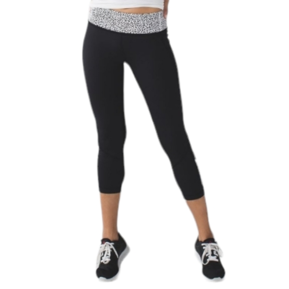 Lululemon Pace Rival Crops - Size 2 Running Crops - Picture 3 of 10